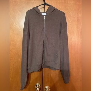 John Elliot Brown Vintage Melange Hoodie
